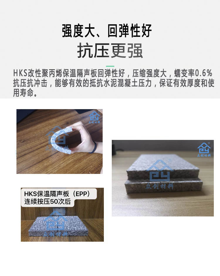 HKS改性聚丙烯保(bao)溫隔聲闆6