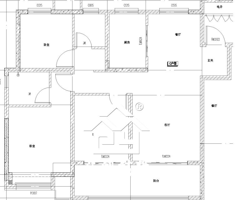 廬江美的(de)城施工戶型圖 廬(lú)江美的城施工戶(hu)型圖
